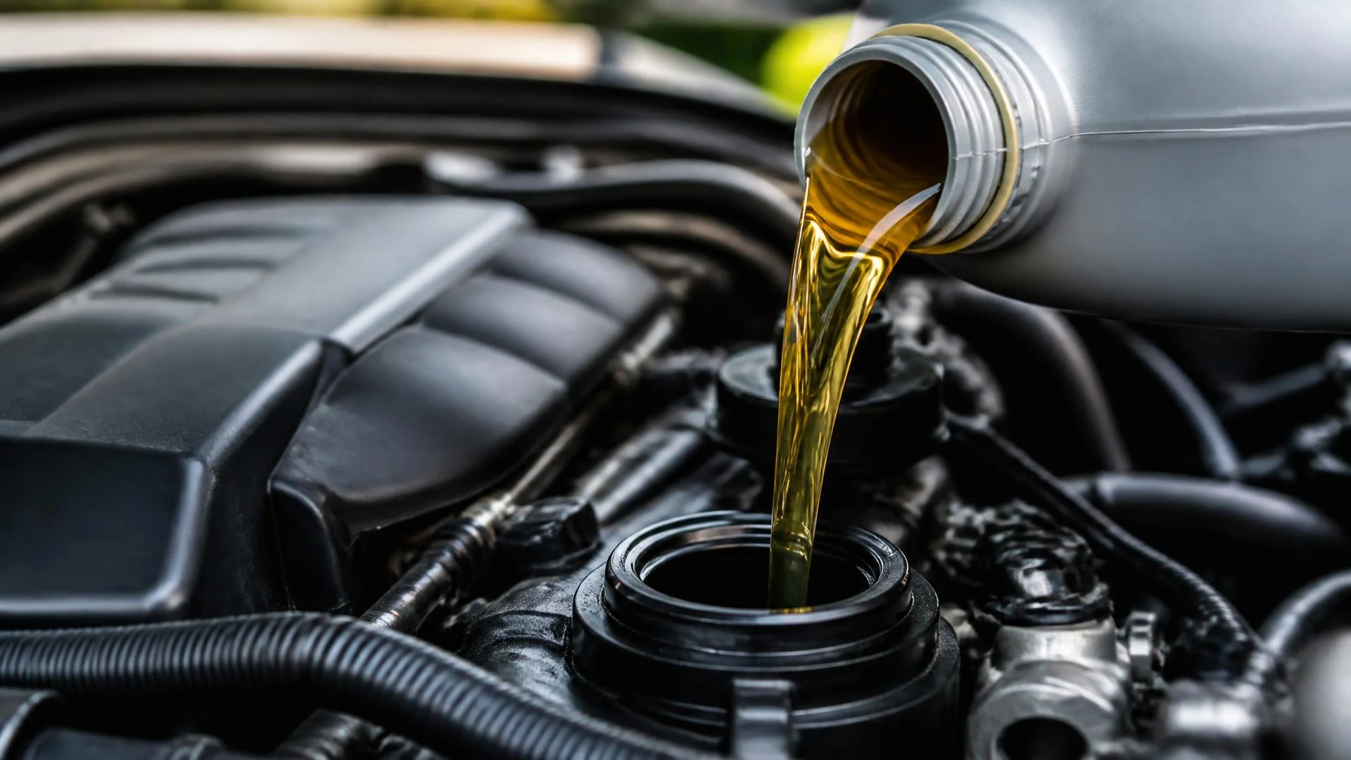 Motora taze motor yağı doldurulması